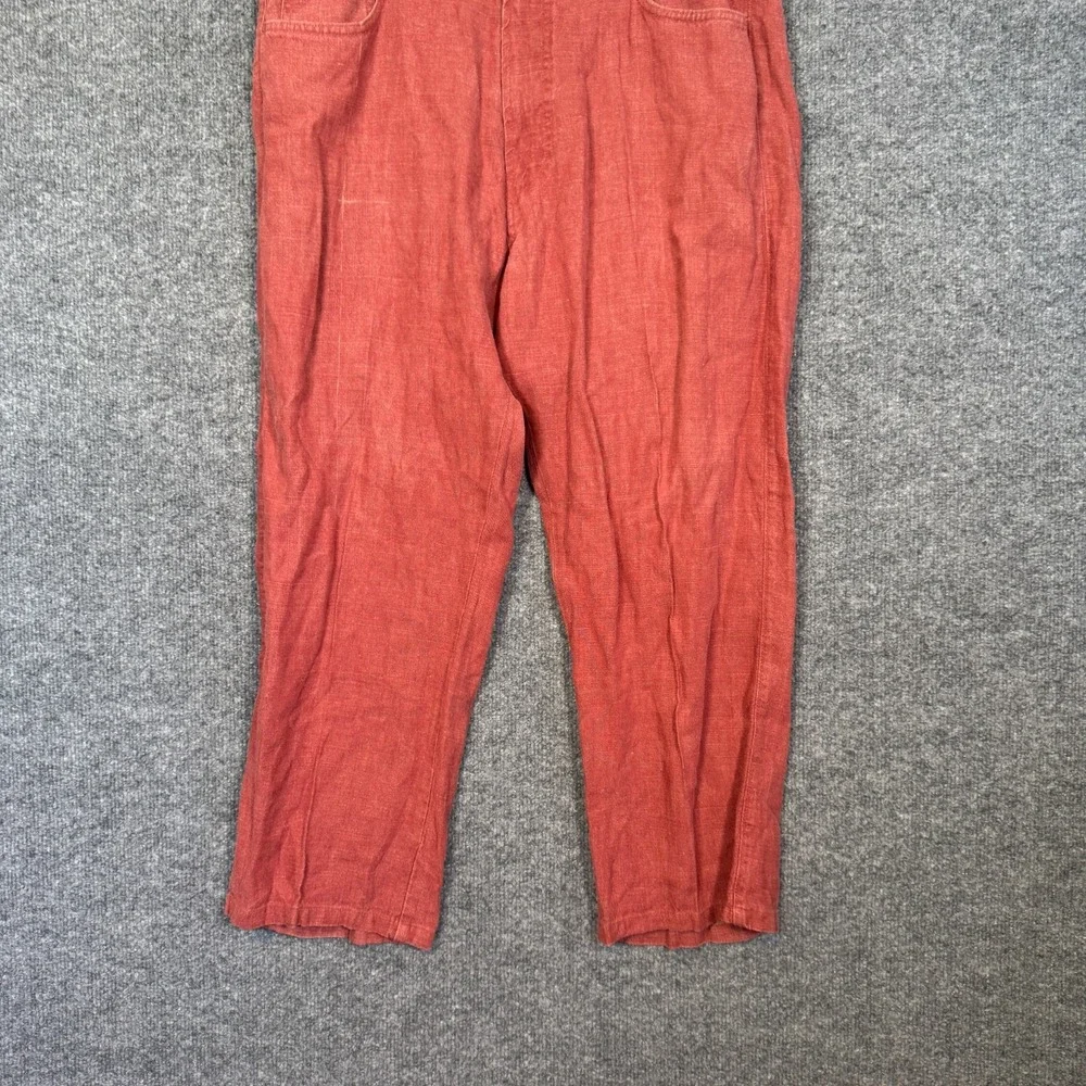 Ermenegildo Zegna Linen Pants Mens 36x28 Salmon Straight Leg Chinos Old‎ Money